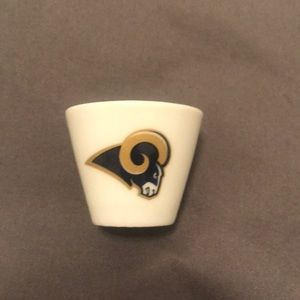 Rams mini glass cup